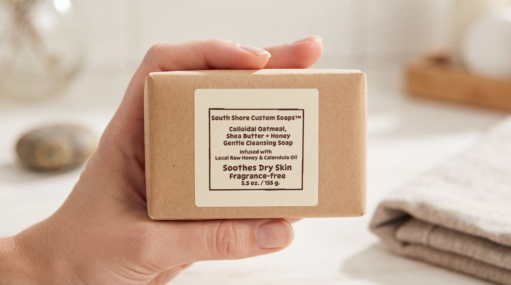 Colloidal Oatmeal Shea Butter + Honey Gentle Cleansing Soap
