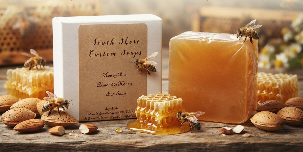 Honey Bee Almond & Honey Bar Soap