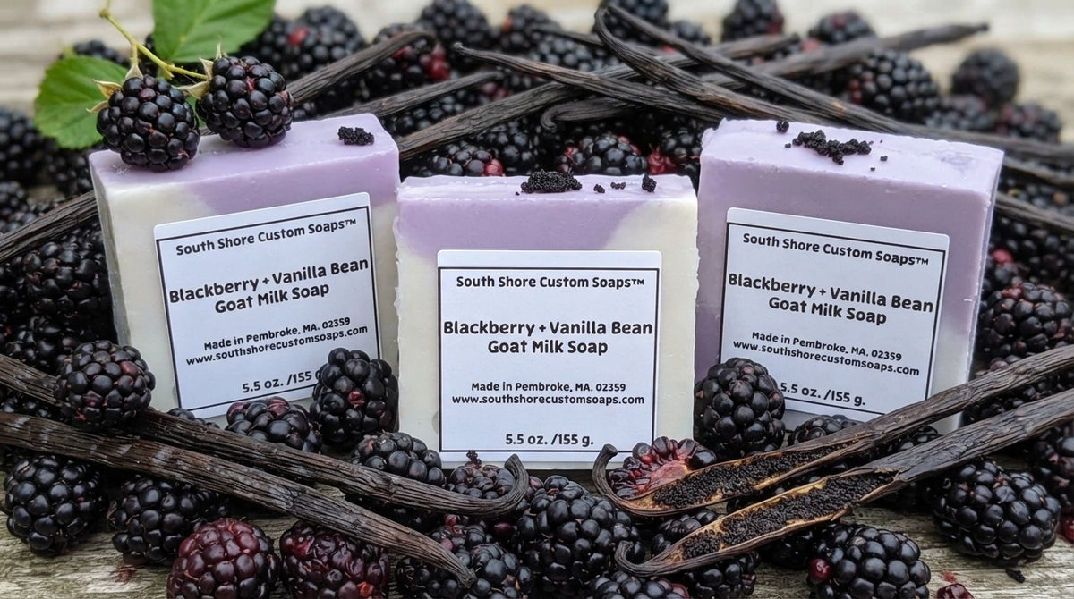 Blackberry + Vanilla Bean Goat Milk Soap