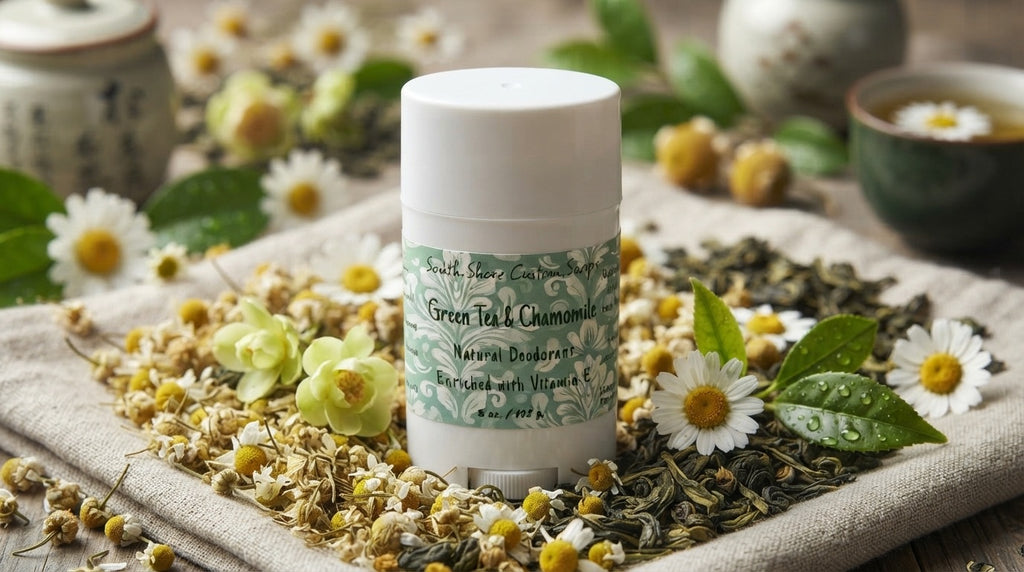 Green Tea & Chamomile Natural Deodorant