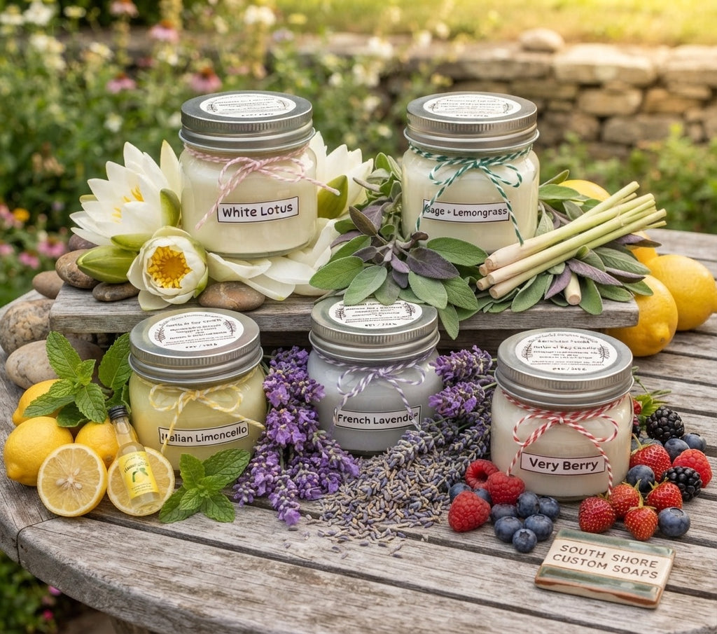 Natural Soy Candles - 5 Scents to Choose From