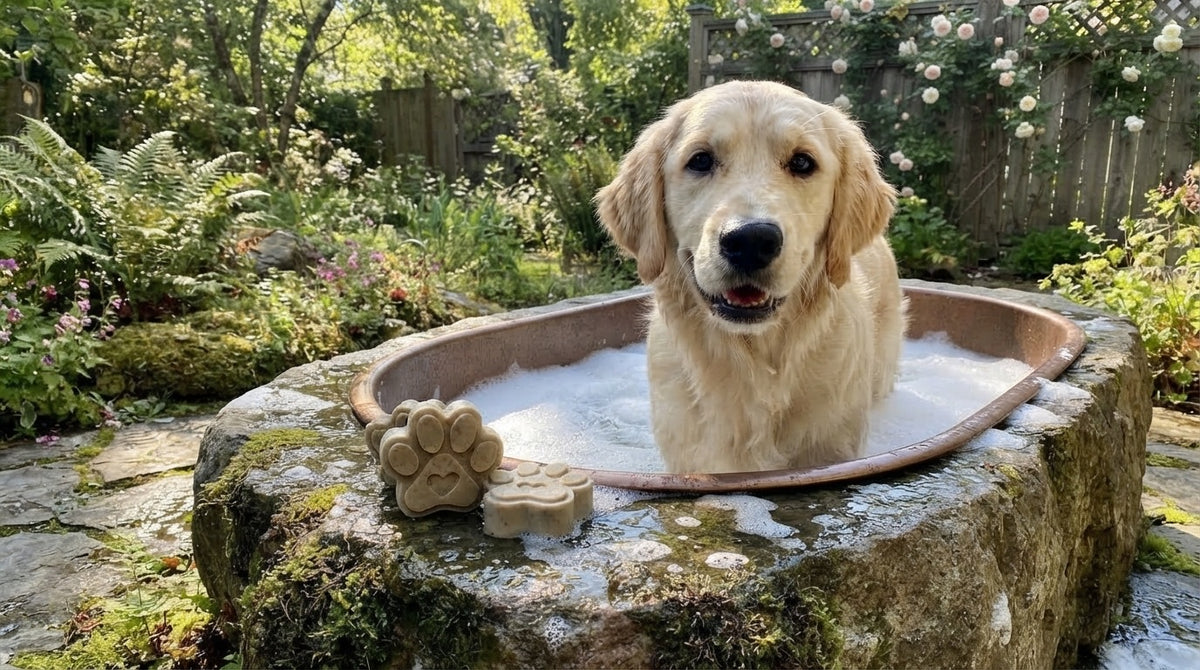 Oatmeal + Lavender Dog Shampoo Bar
