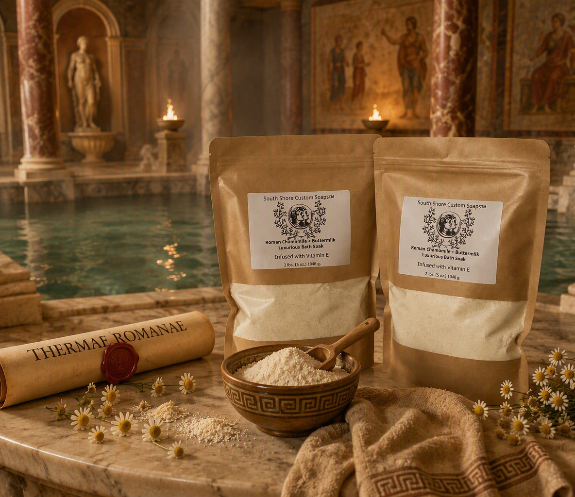 Roman Chamomile + Buttermilk Luxurious Bath Soak