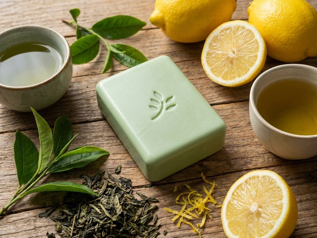 Green Tea + Lemon Goat Milk Soap