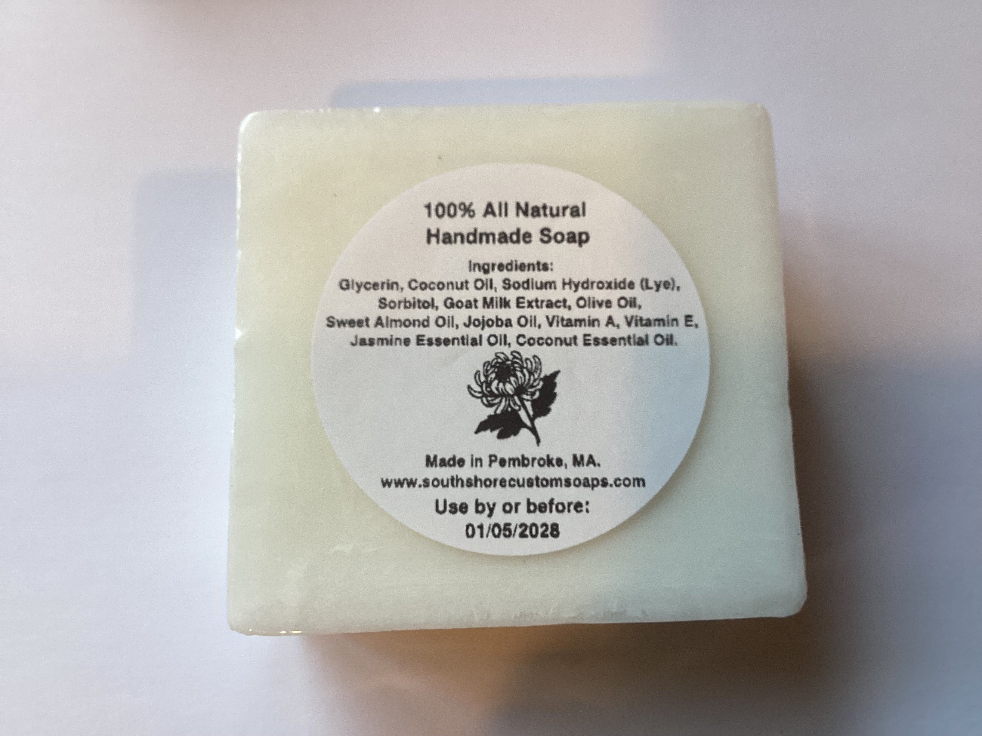 Jasmine & Coconut Premium Goat Milk Soap