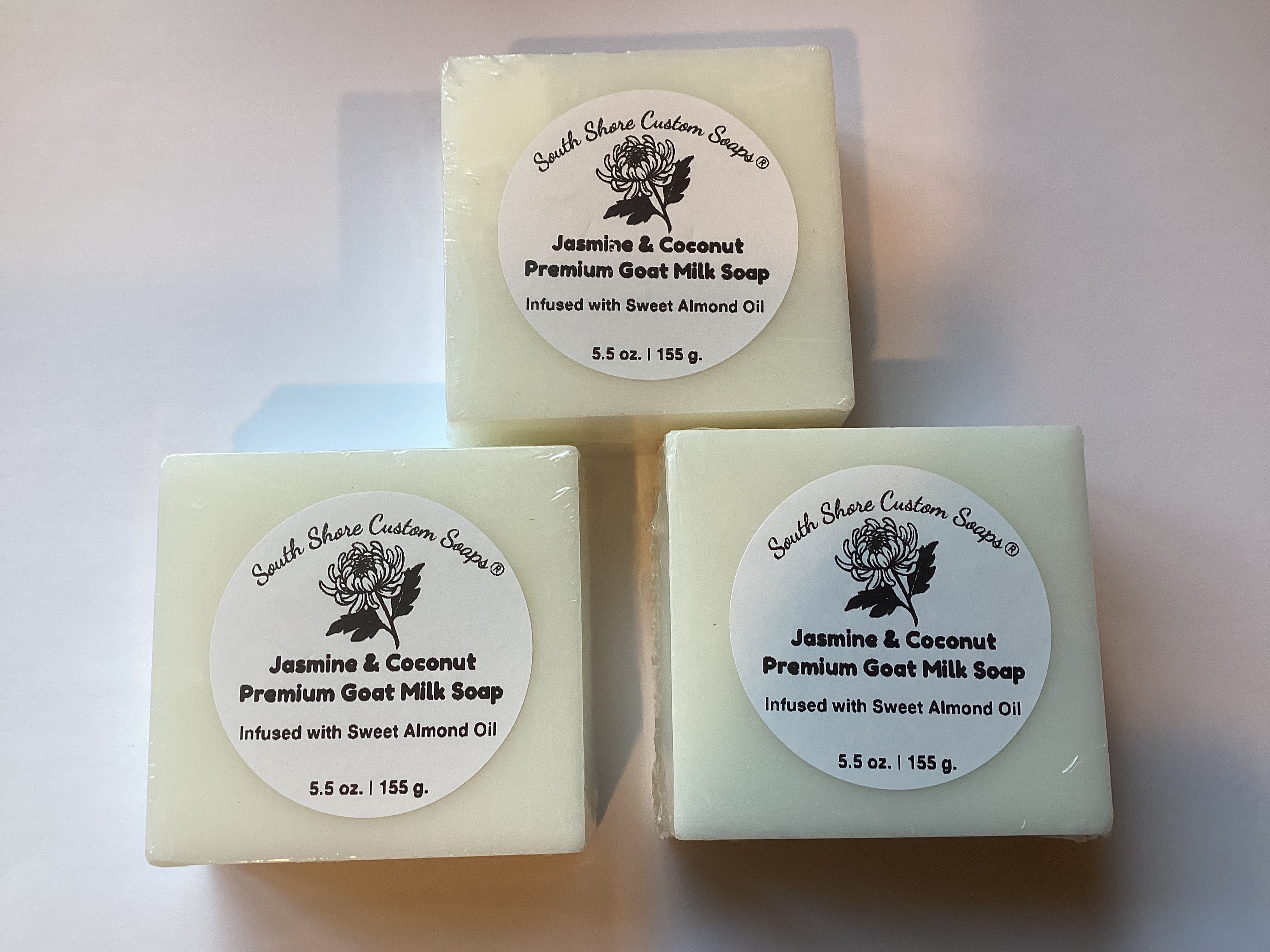 Jasmine & Coconut Premium Goat Milk Soap