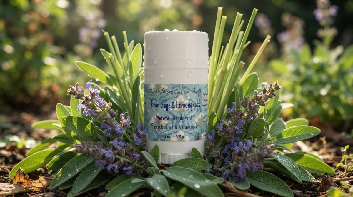 Blue Sage & Lemongrass Natural Deodorant