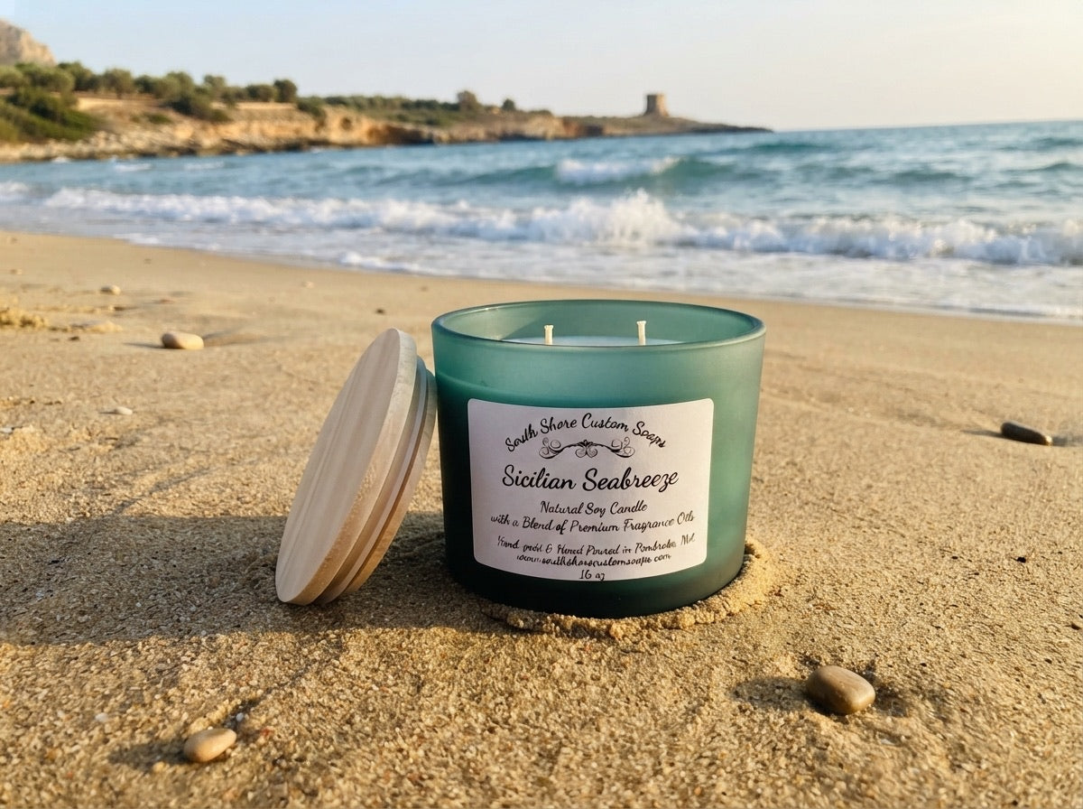 Sicilian Seabreeze Natural Soy Candle