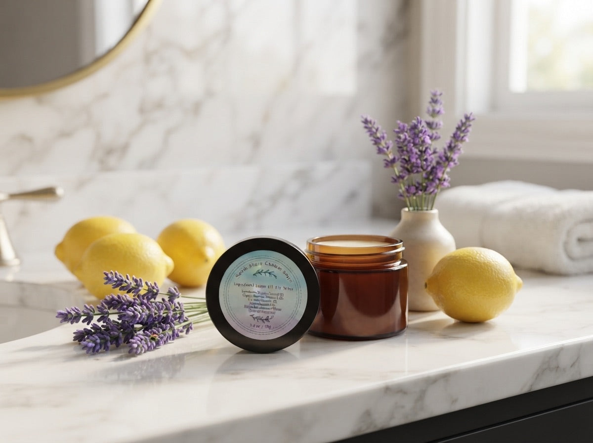 Lavender & Lemon Oil Lip Salve