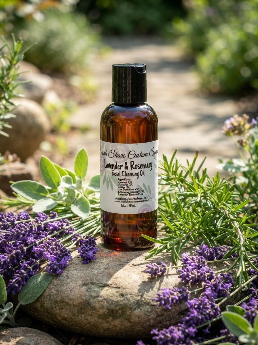 Lavender & Rosemary Facial Cleansing Oil