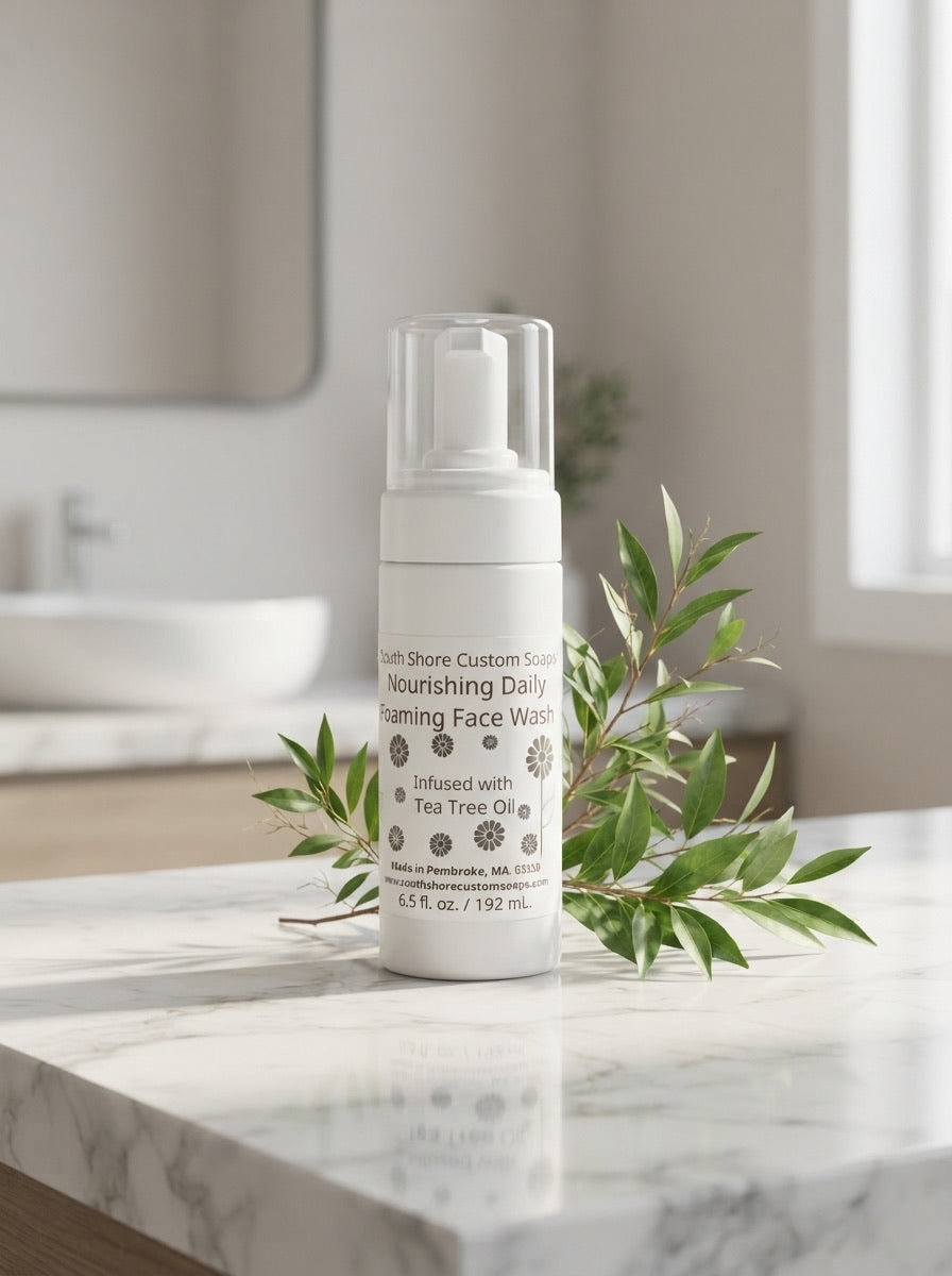 Nourishing Daily Foaming Face Wash Infused with Tea Tree Oil