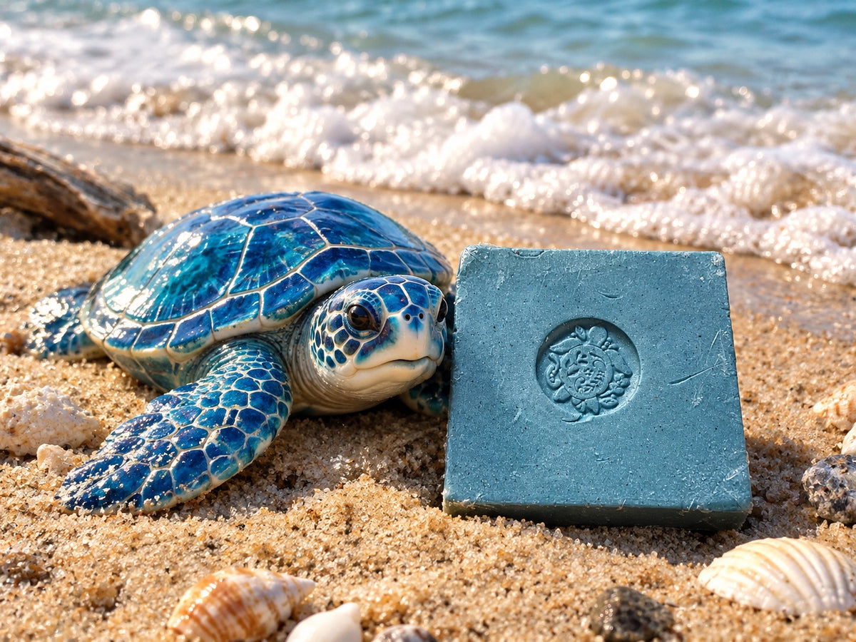 Blue Sea Turtle Goat Milk Soap