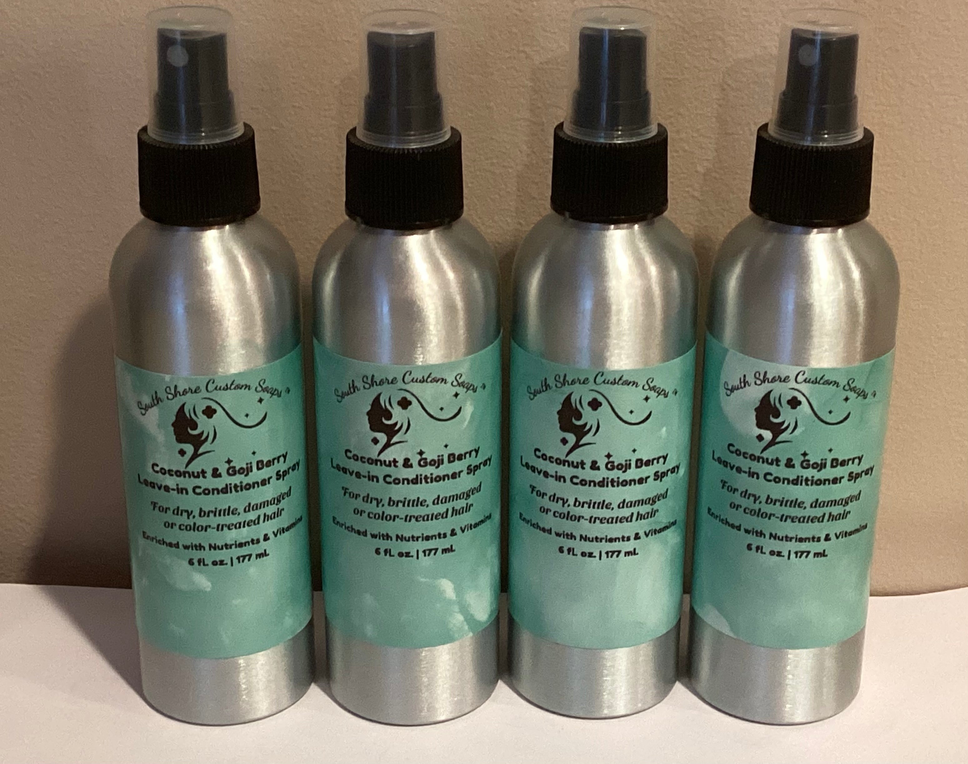 Coconut & Goji Berry Leave-In Conditioner Spray for dry, brittle, damaged or color-treated hair