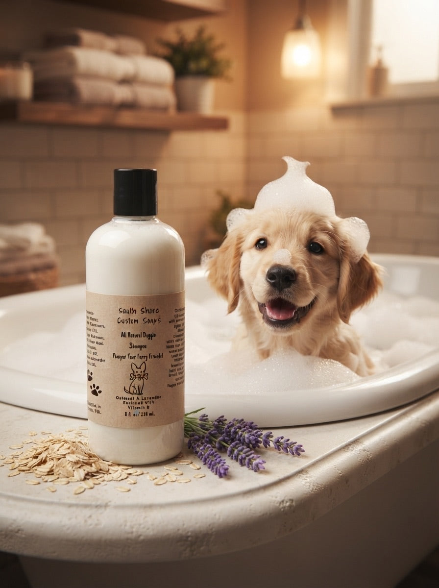 Oatmeal & Lavender All Natural Doggie Shampoo