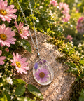 Pink Daisy Fashion Necklace