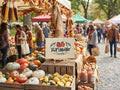 Fall Market Wooden Autumn Decoration