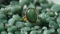 Green Aventurine Fashion Ring