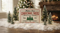 Mistletoe Farms Christmas Trees Wooden Holiday Decoration