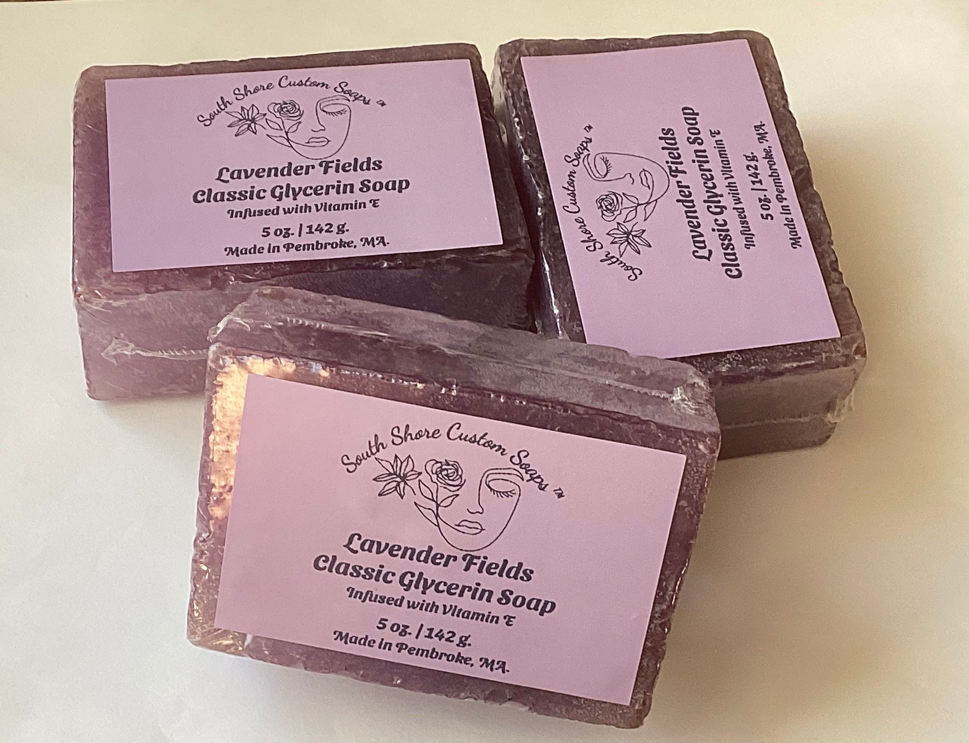 Lavender Fields Classic Glycerin Soap