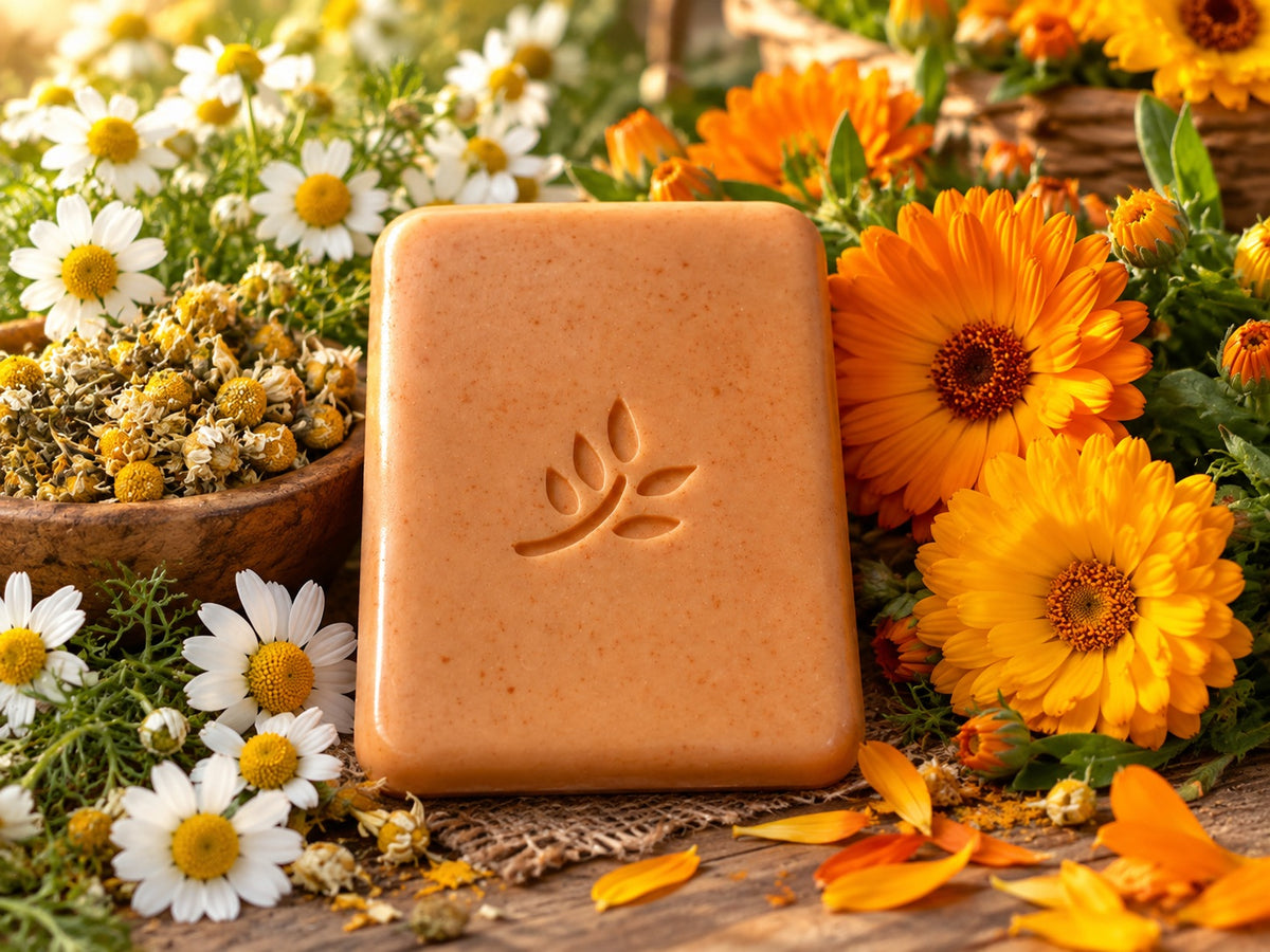 Chamomile + Calendula Goat Milk Soap