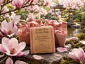Japanese Magnolia Bar Soap with French Pink Clay Powder