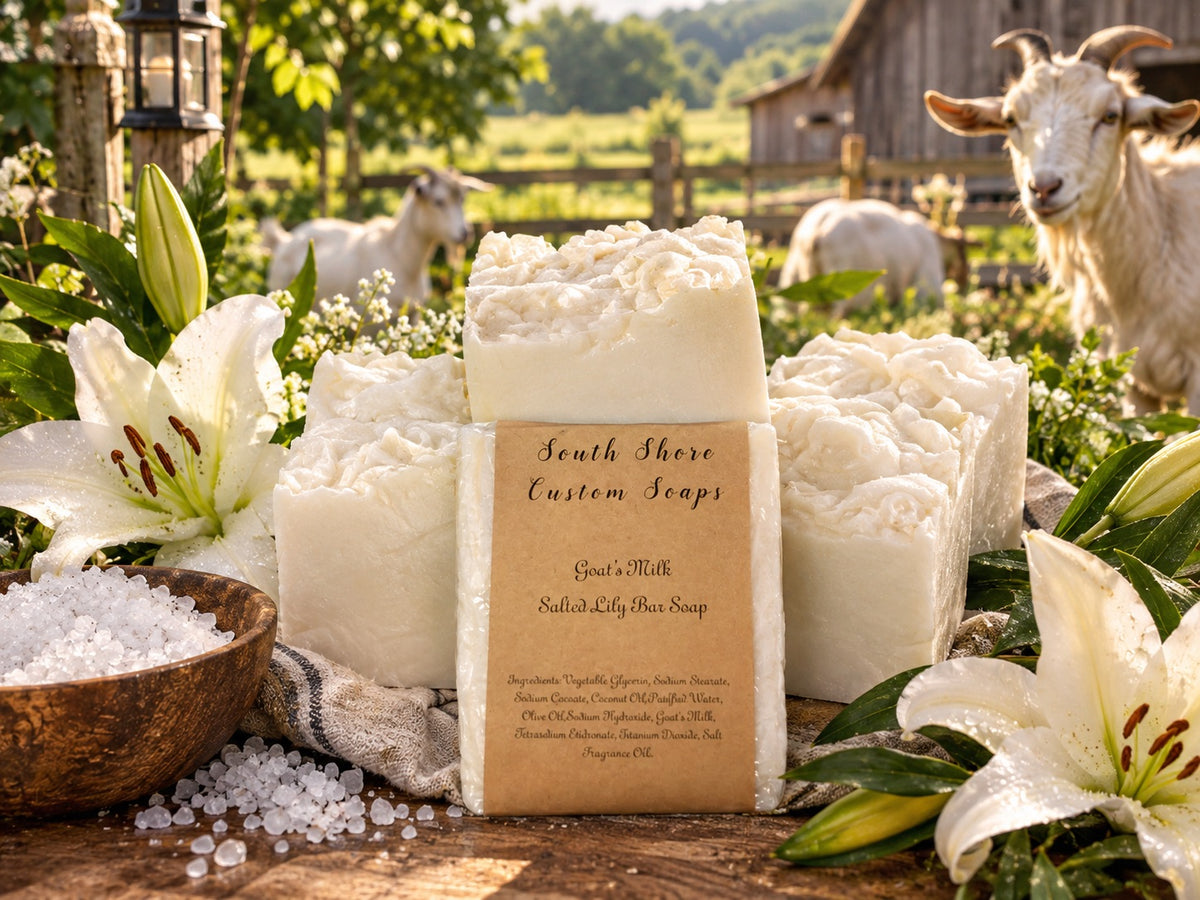 Goat’s Milk Salted Lily Bar Soap