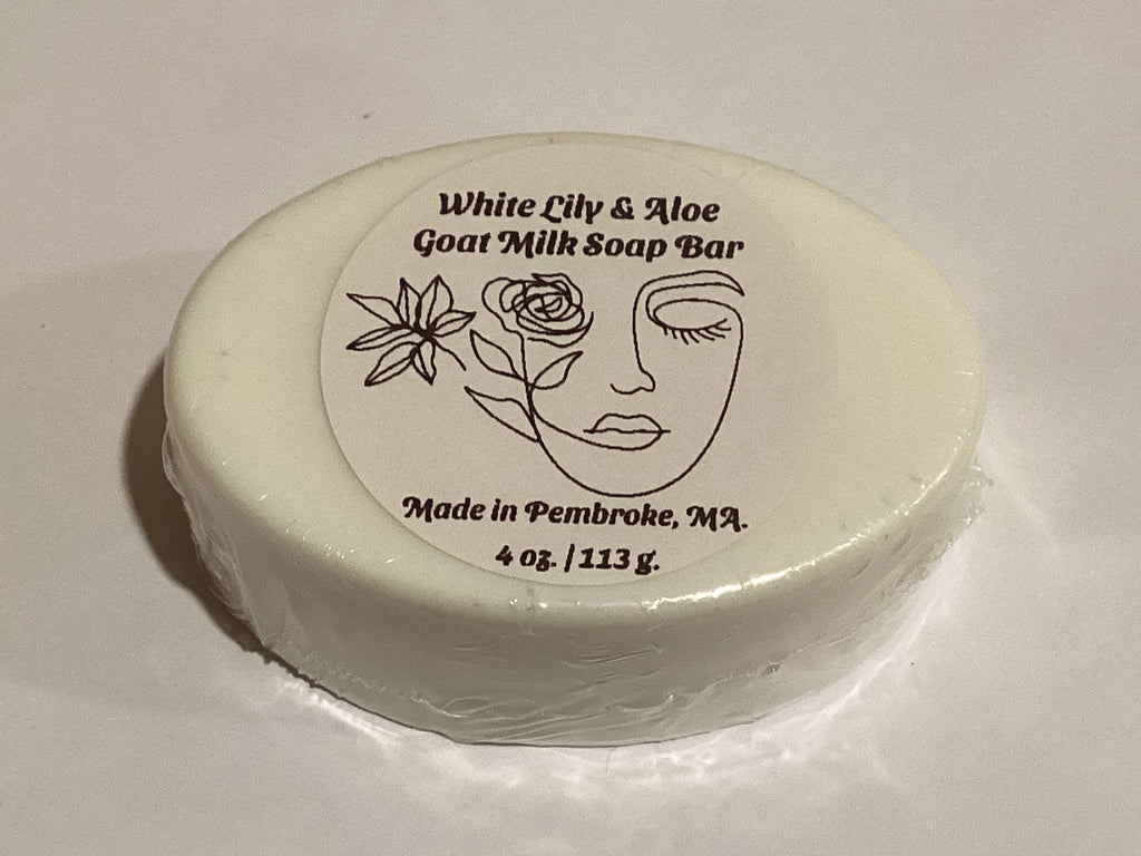White Lily & Aloe Goat Milk Soap Bar