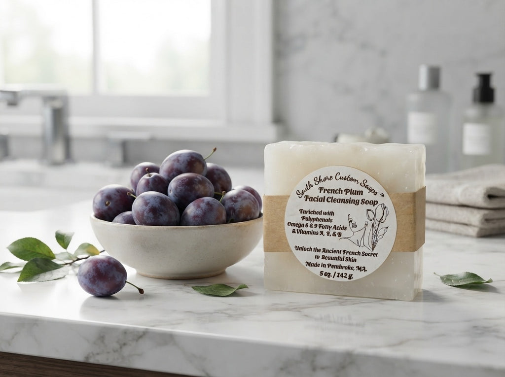 French Plum Facial Cleansing Soap