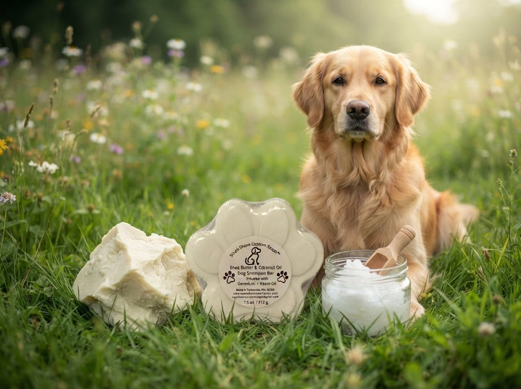 Shea Butter & Coconut Oil Dog Shampoo Bar