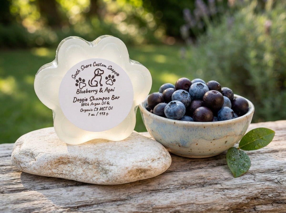 Blueberry Açai Dog Shampoo Bar