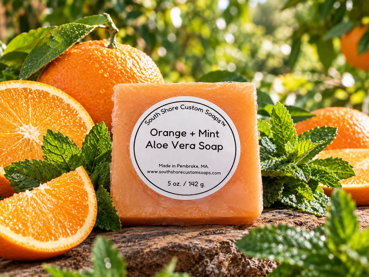 Orange + Mint Aloe Vera Soap
