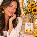 Sunflower Fashion Earrings