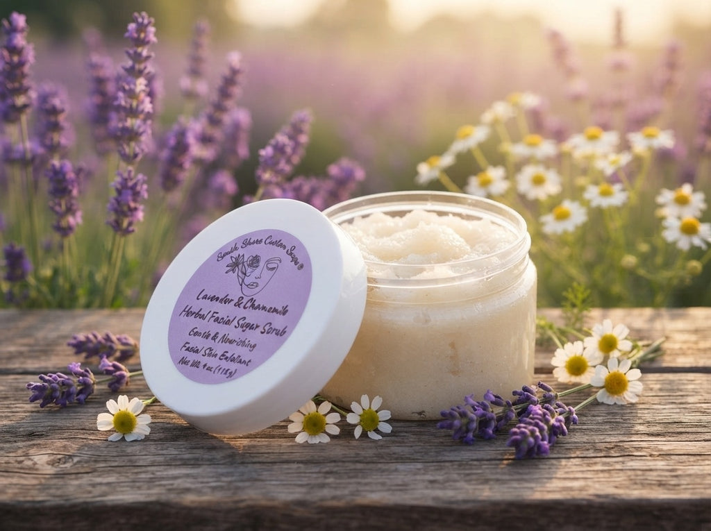 Lavender & Chamomile Herbal Facial Sugar Scrub