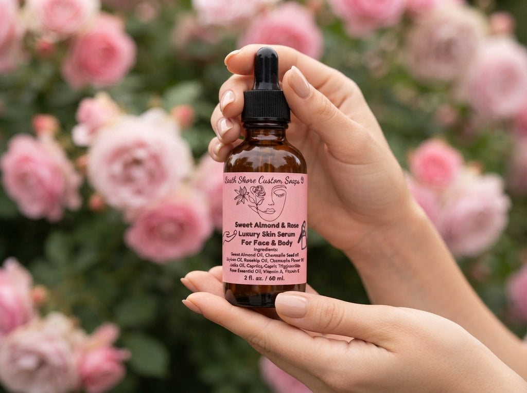 Sweet Almond & Rose Luxury Skin Serum For Face & Body