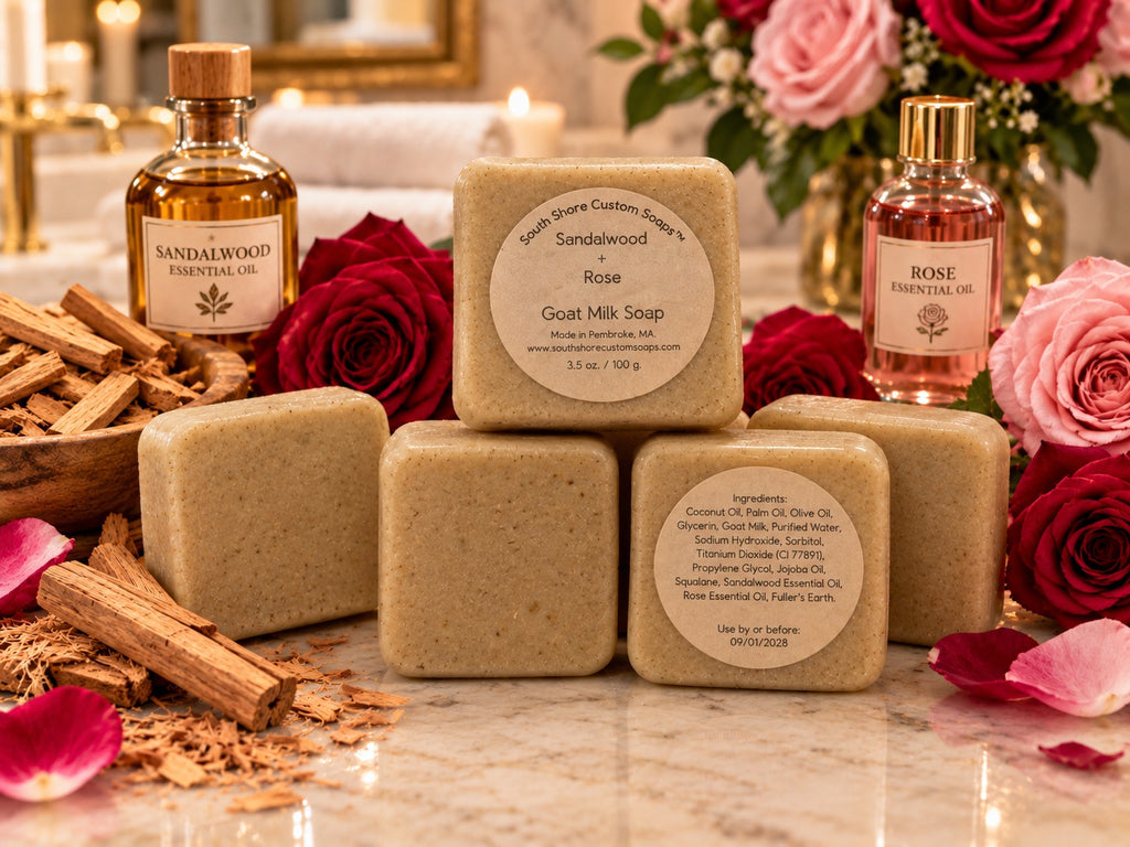 Sandalwood + Rose Goat Milk Soap