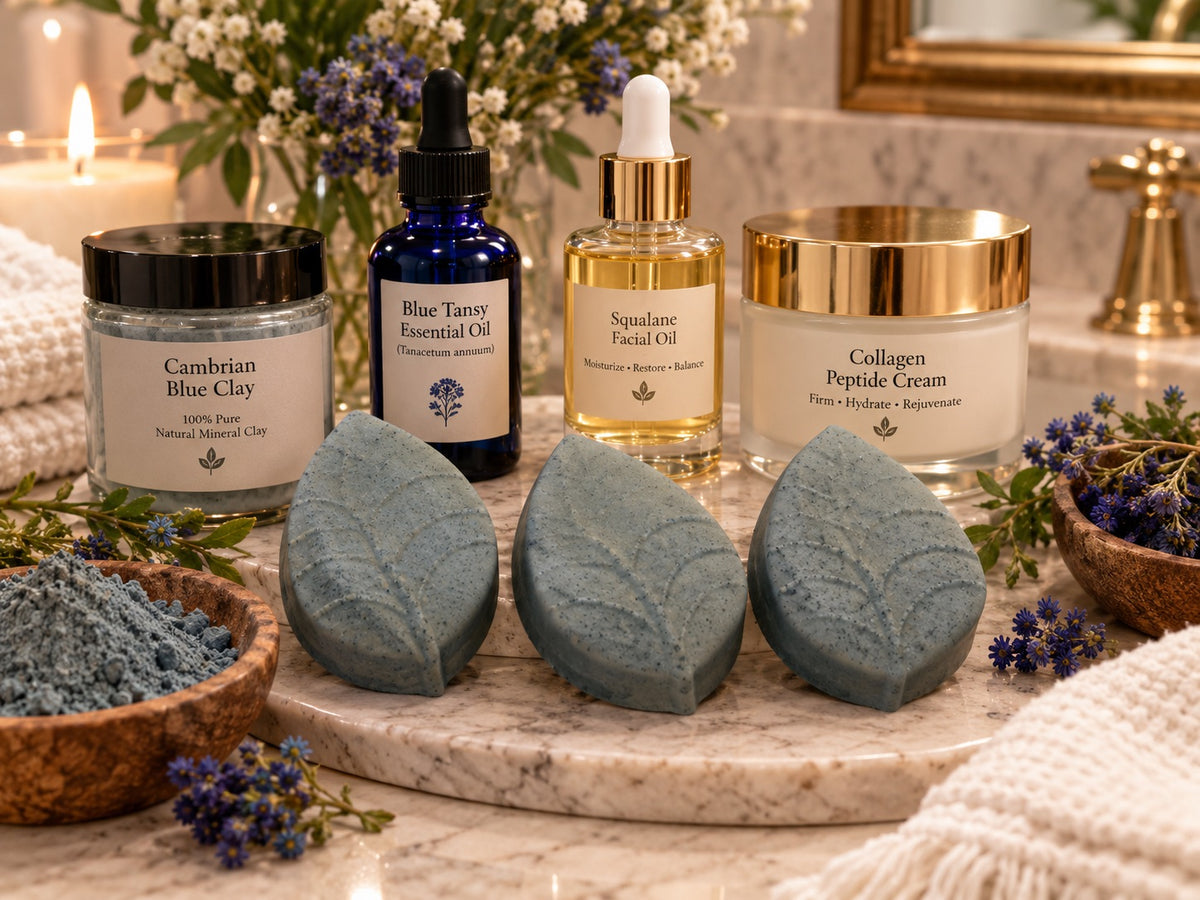 The Ultimate Beauty Bar-Blue Tansy + Collagen Facial Cleansing Soap