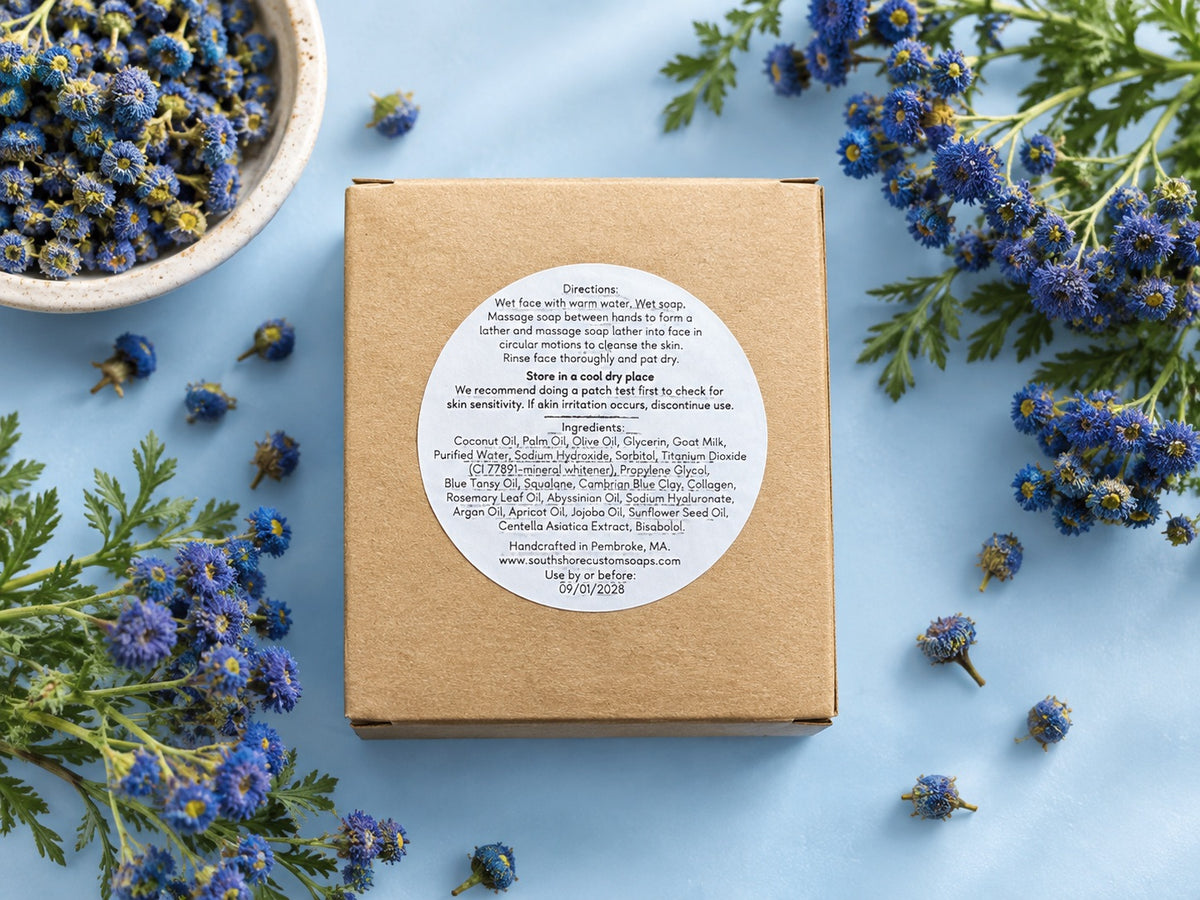 The Ultimate Beauty Bar-Blue Tansy + Collagen Facial Cleansing Soap