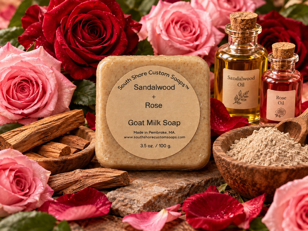 Sandalwood + Rose Goat Milk Soap
