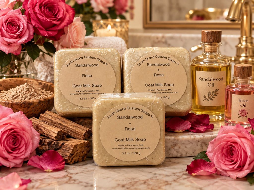 Sandalwood + Rose Goat Milk Soap