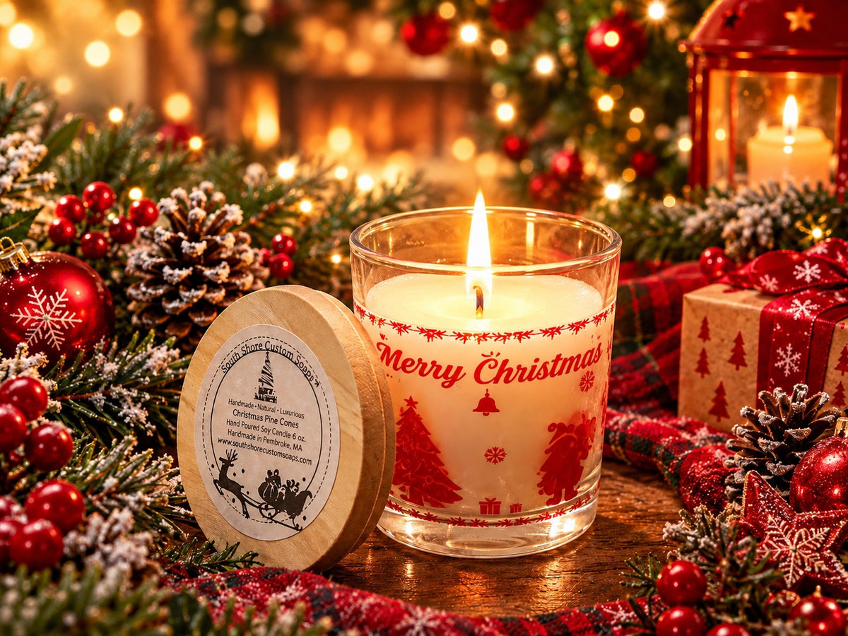 Christmas Candles-Pine Cone Scented