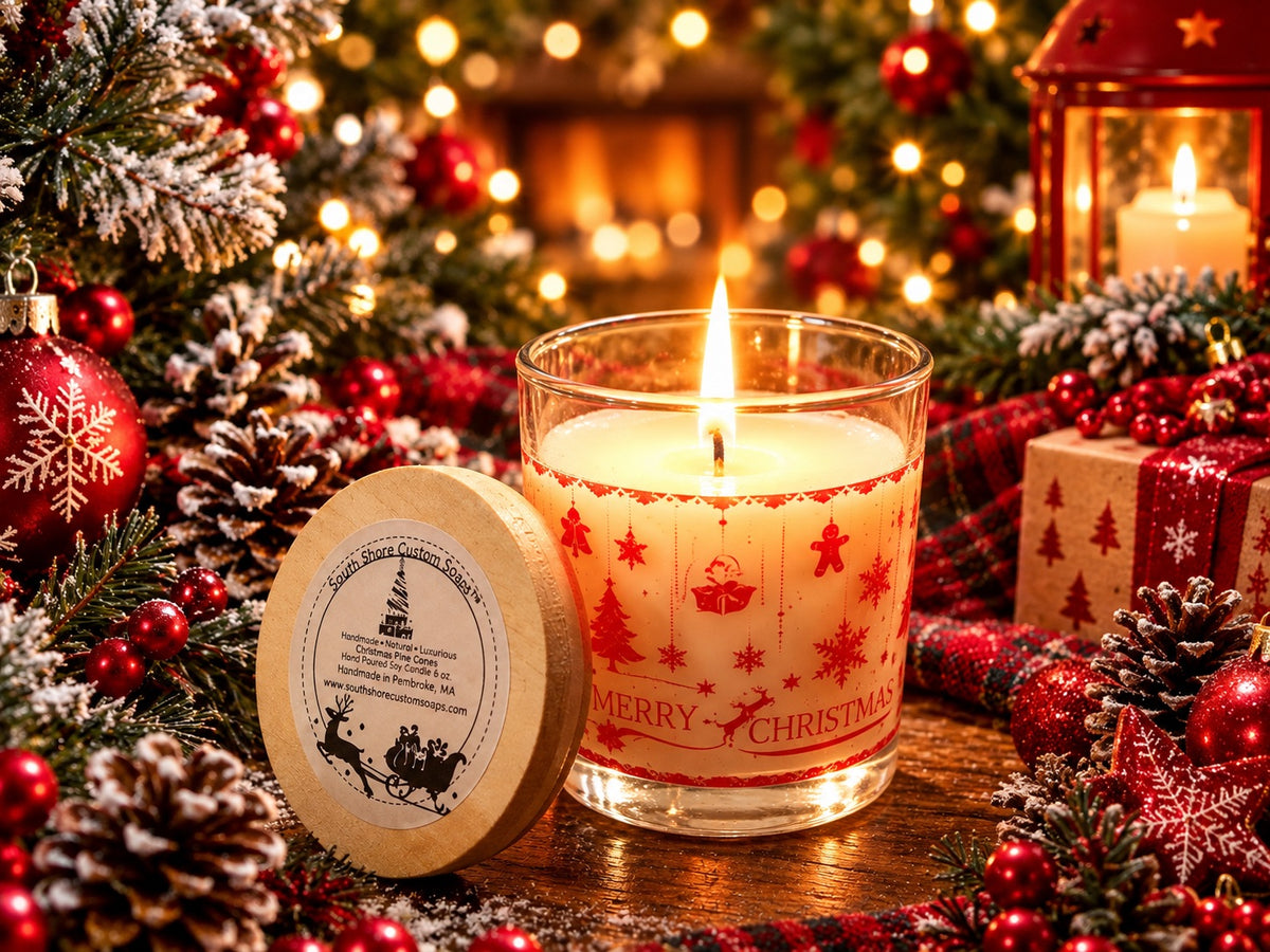 Christmas Candles-Pine Cone Scented
