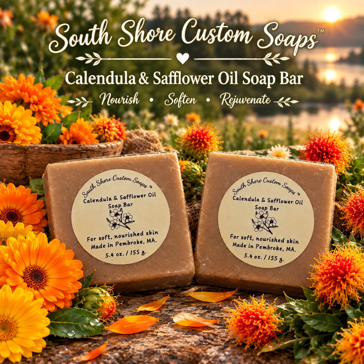 Calendula & Safflower Oil Bar Soap