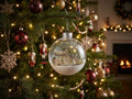 Christmas by the Cabin Holiday Ornament