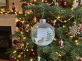 Snow Bunny Holiday Ornament