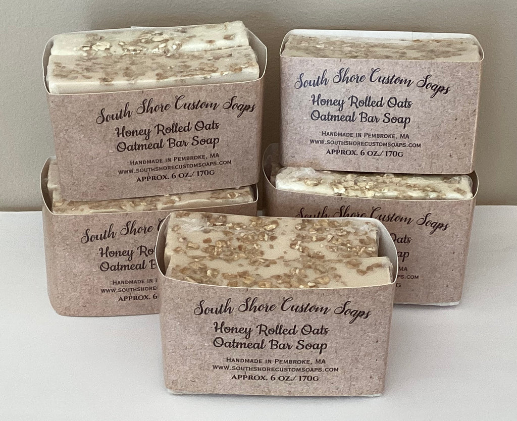 Honey Rolled Oats Oatmeal Bar Soap-2 pack