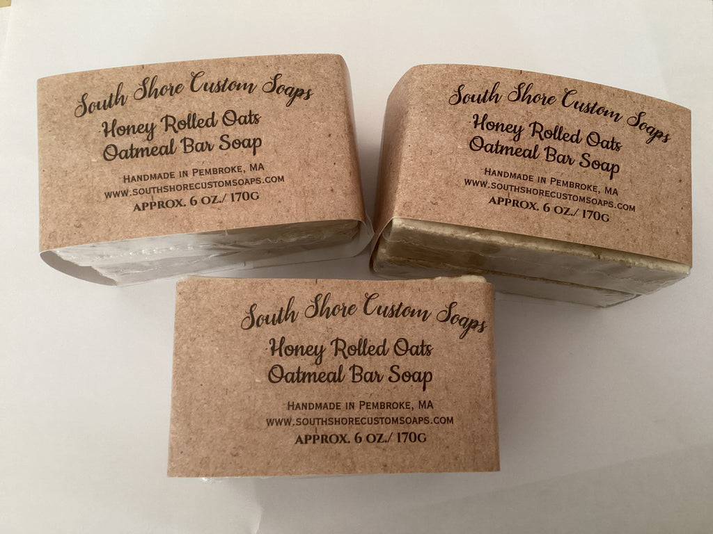 Honey Rolled Oats Oatmeal Bar Soap-2 pack