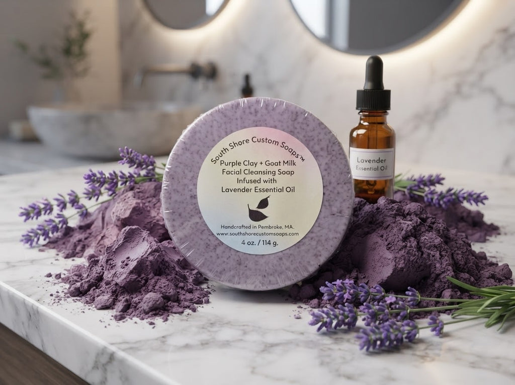 Purple Clay + Goat Milk Facial Cleansing Soap