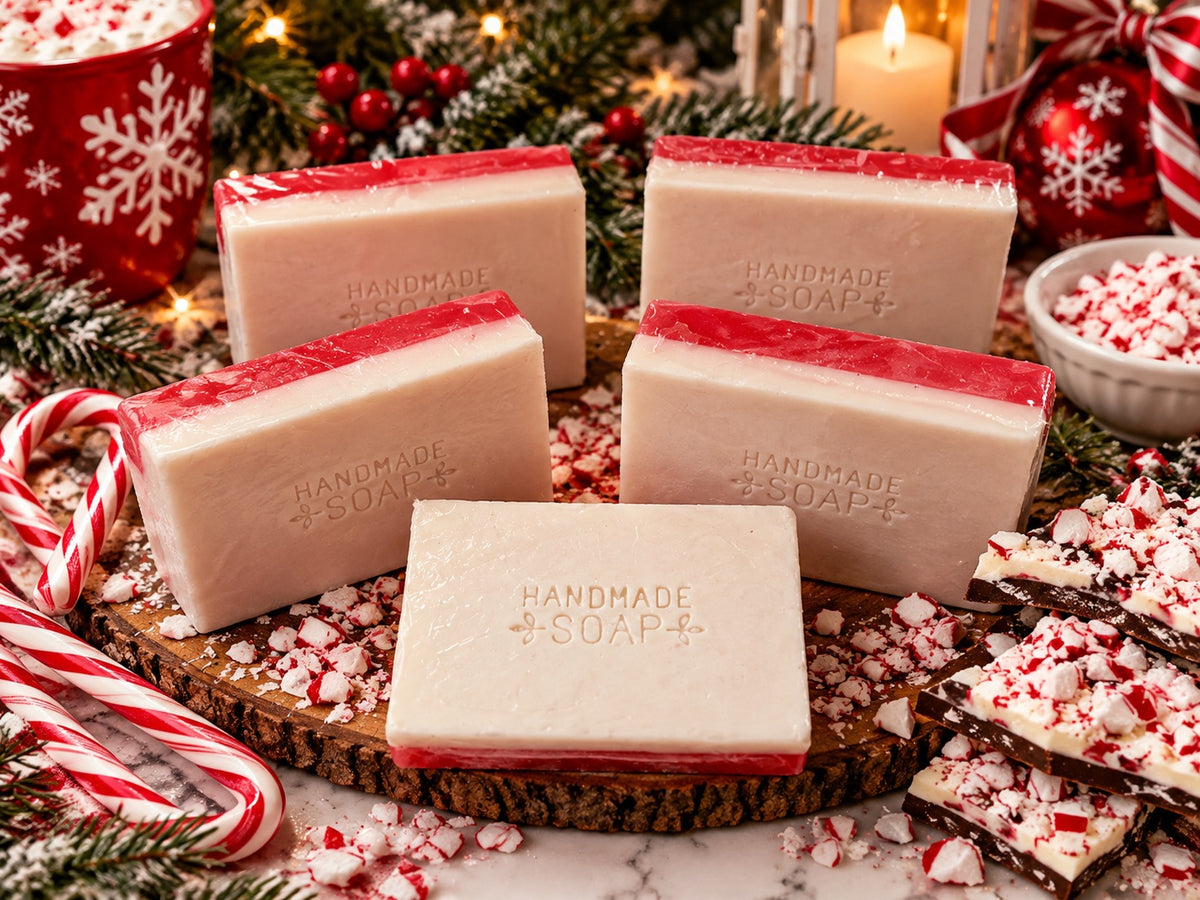 Peppermint Bark Goat Milk & Glycerin Soap