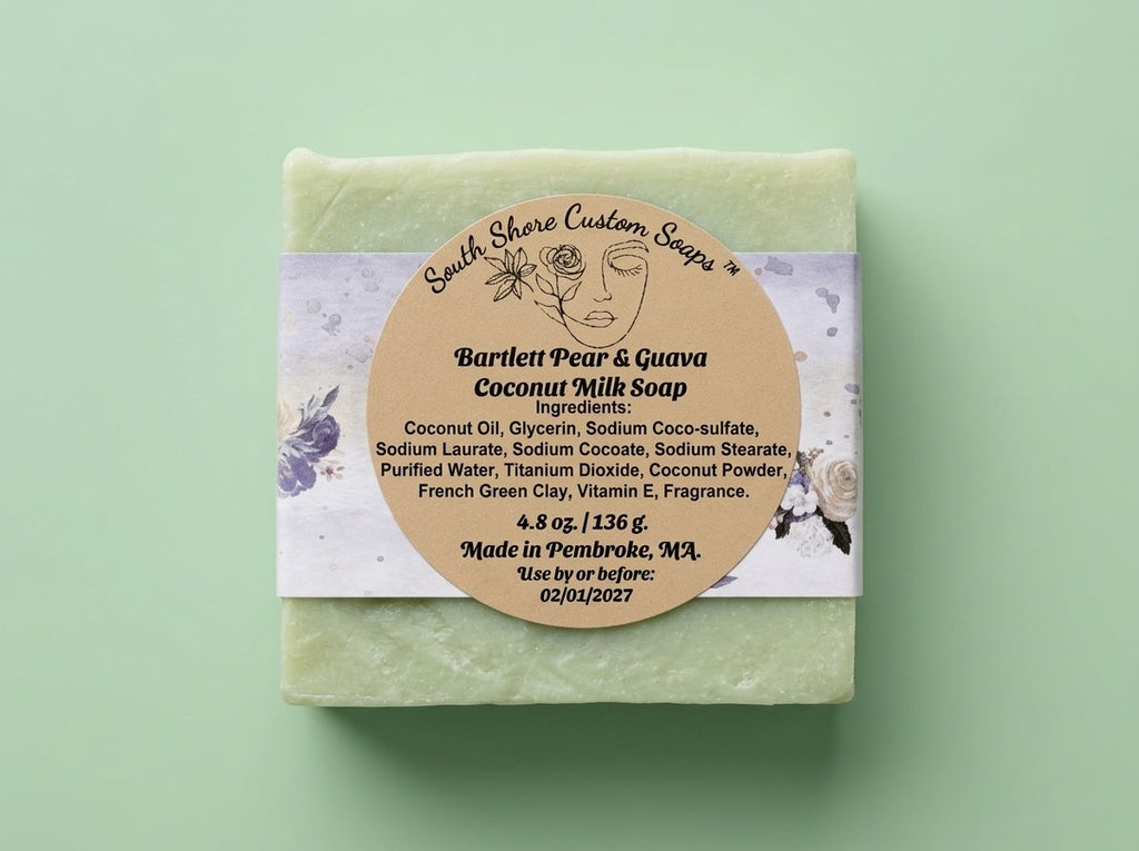 Bartlett Pear + Guava Coconut Milk Soap