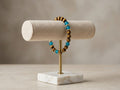 Tiger’s Eye and Blue Crystal Beads Bracelet